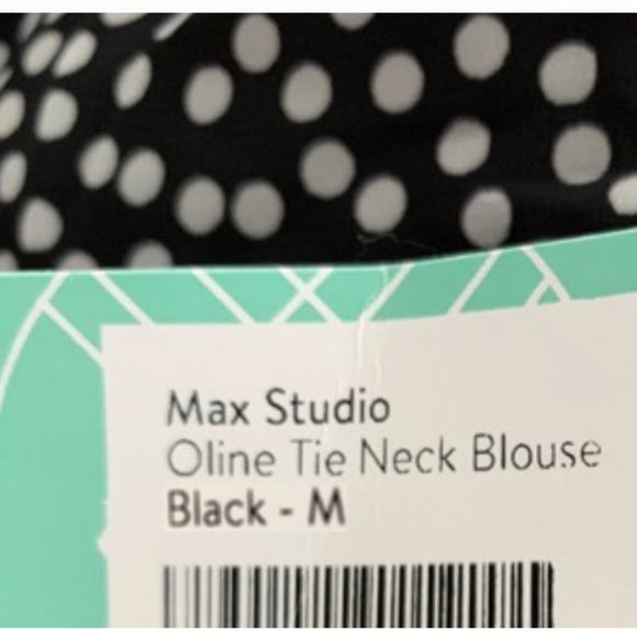 Max Studio Polka Dot Sleeveless Blouse - Picture 4 of 4